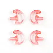 4-Pack Gel Ear Molds for Two Way Radio & Walkie Talkie Acoustic Tube Earpieces