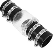 CLISPEED Check Valve for Sump Pump Backflow Prevention Valve with Easy Installation for Noise Sensitive Environments Reliable Safety