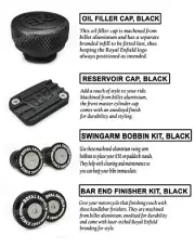 Genuine Royal Enfield GT and Interceptor 650 Accessories Combo Pack (for: Royal Enfield)