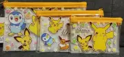 Pokemon x Daiso clear pouch set clear pouch S wide(2 Items) Pikachu eevee