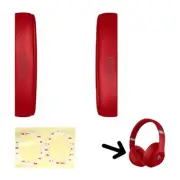 Original Beats by Dre Studio 3 3.0 Wireless Replacement Ear Pads Cushion - RED
