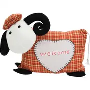 Country Doorstop Sitting Weighted Welcome Sheep/Cow Door Stopper