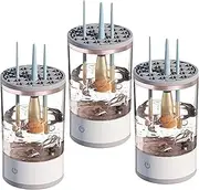 Amarune Electric Makeup Brush Cleaner,Beauty Swirl Cosmetic Brush Cleaner,The Cozy Luna Brush Cleaner, Cozy Luna Makeup Brush Cleaner (3 PC)