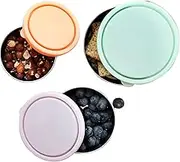 Ever Eco Spring Pastels Stainless Steel Leak Resistant Round Containers 3 Piece