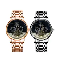 在飛比找蝦皮購物優惠-Derick 德理克 男手錶 指針式 機械錶 鏤空 金屬錶款