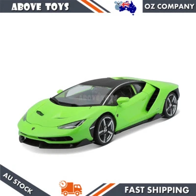 1:18 Scale 2017 Lamborghini Centenario Green Diecast SuperCar Model Car #31386
