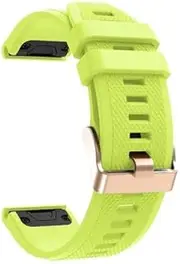 [ISOUDE] 20 22 26mm Quickfit Watchband For Garmin Fenix 5S 5 5X Plus 6S 6 6X Pro 3 3HR 935 Smartwatch Band Silicone Bracelet Wristband