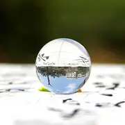 30mm Color Crystal Glass Ball Lens Sphere Photography Decoration-transparent_30mm