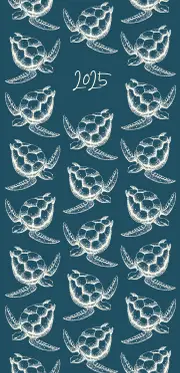 Ocean Echo 2025 Flexi Pocket Diary Premium Planner Christmas Xmas New Year Gift