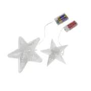 2 Pcs Star Tree Topper Christmas Treetop Light Decor Xmas Trees
