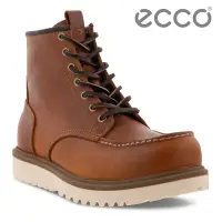 在飛比找Yahoo奇摩購物中心優惠-ECCO STAKER M 適酷英式經典高筒工裝靴 男鞋 棕