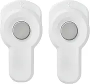 Yharnamite 2 Pcs Child Safety Oven Lock, Oven Front Lock, with 3M Adhesive, Easy to Install, 180° Rotated Heat Resistant Kitchen Safety Oven Door Lock for Cabinets, Oven, Drawers, Dishwasher