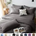 1500TC Fitted Flat Sheet Set Bed Sheets Pillowcases King Queen Double Ultra Soft