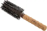 Ibiza Hair Round Boar Bristle Brush (EX3-55mm) | Lightweight with Reinforced Bristles & Cork Handle | Ideal for Beachy Waves & Curls | Adds Texture & Shine for Medium to Long Styles