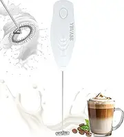 [YBVABE] Milk Frother Handheld, Portable Coffee Stirrer for Milk Froth, Matcha Whisk with High Powered Improved Motor, Mini Whisk Electric Chocolate Shaker, Drink Mixer for Cappuccino, Frother Maker