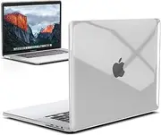 IBENZER Compatible with MacBook Pro 16 Inch Case A2141 Release 2020 2019, Plastic Hard Shell Case Cover for Mac Pro 16’’ with Touch Bar and Touch ID, Cystal Clear, T16CYCL