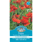 Mr Fothergill's Poppy Flanders Red Flower Seeds