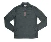 Michael Kors 100% Wool Solid Color Mock Neck 1/4 Zip Men's Pullover S NWT