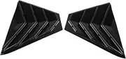 Upgrade Compatible for Nissan Altima 2019 2020 Carbon Fiber Side Vent Window Scoop Louver Trim 2pcs Car Exterior Accessories(Black ABS)