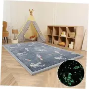 Baby Play Mat, 1.2" Thick Memory Foam Soft Padded Carpet with 59"x79" Spaceman
