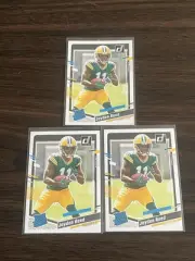 2023 Panini Donruss - Rated Rookie #334 Jayden Reed 3 Base Card Lot.