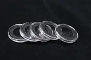 10 Genuine Airtite Coin Capsules w Black 27mm Ring for ½ oz Silver Britannia