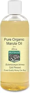Devprayag Pure Organic Marula Oil (Sclerocarya birrea) Natural Therapeutic Grade Cold Pressed 200ml (6.76 oz)