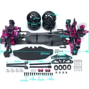 CNC Alloy & Carbon Fiber Sakura D5S Frame Chassis Kit for 1/10 RWD Drift Car