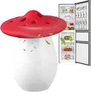Refrigerator Deodorizer Odor Eliminator - Mushroom Shape Baking Soda Fridge Holder Odor Absorber Container, Baking Soda Fridge Holder Odor Absorber Container for Fridge Air Purifying