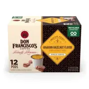 Hawaiian Hazelnut Medium Roast Coffee - 12 K-Cup Compatible Single-Serve Pods...