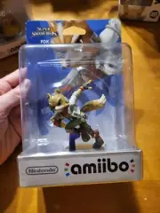 FOX Super Smash Bros Nintendo Amiibo Wii U Switch 3DS READ
