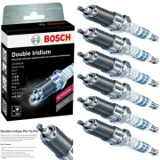 6 Pack Spark Plugs Bosch Double Iridium For 2005-2008 HONDA PILOT V6-3.5L (for: Honda)