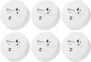 6 Pack Water Leak Detectors, 100Db Water Sensor Alarms Flood Detector for Baseme