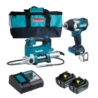 在飛比找PChome24h購物優惠-MAKITA 牧田 DLX2479GX1 18V雙機組 DG