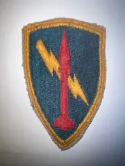 US Army Original post WW2 Missile Command patch, cut edge