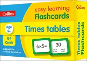 Times Tables Flashcards by Collins Easy Learning Paperback Book