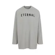 [Fear Of God] Fear Of God-Dove Grey Cotton Eternal Long Sleeve Tee-Uomo M STAND