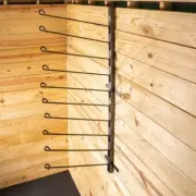 Easy-Up Pro Portable Wall Hanging 10 Hook Saddle Pad Rack | Stable Organizer