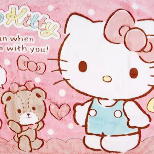 Sanrio 三麗鷗 可扣式披肩毛毯 萬用絨毛毯 Hello Kitty 13770