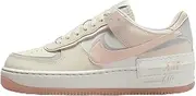 [Nike] Women's Air Force 1 Shadow Trainers, 4.5 UK, Black White Gym Red University Gold, 42 EU