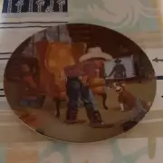 Cowboy Capers 1981 The Children's Hour Series by Mike Hagel Collector Plate NEW