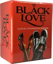 Black Love Couple Games - Tabletop Game for Date Night, 100 Conversation Card...