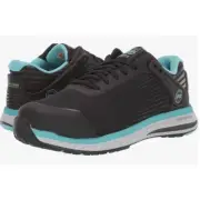 TIMBERLAND Women's PRO Work Sneaker US 6.5 Black Blue Drivetrain Comp-Toe NIB