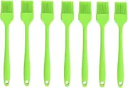 Silicone brush,BBQ brush,Pastry Basting Brushes,Silicone Cooking Grill Barbecue Baking Pastry Oil brush,Honey brush,Sauce Brush (7 PCS,green)