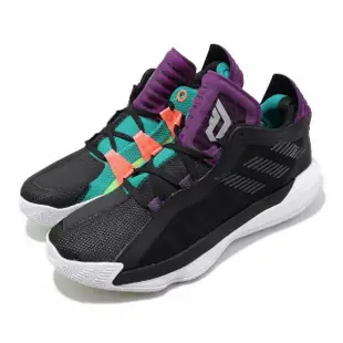 【adidas 愛迪達】籃球鞋 Dame 6 GCA 運動 男鞋 Damian Lillard 鴛鴦 雙色 黑 紫(EF9872)