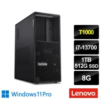 在飛比找momo購物網優惠-【Lenovo】i7 T1000十六核繪圖工作站(P3 To