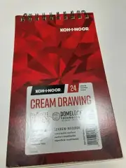 CHARTPAK, INC. 26170211312 KOHINOOR CREAM DRAWING PAD TOP WIREBOUND 24SH 90LB