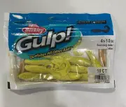 Berkley Gulp Swimming Mullet Fish Lure 4" Yellow (10 Count)