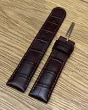 Genuine Original OEM Oris Brown Leather Watch Strap 19mm 18mm 19/18 - 07 5 19 52