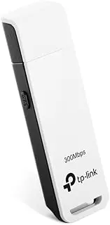 TP-Link 300Mbps Wireless N USB Adapter, N Speed, Ideal for HD Video Streaming, MIMO Technology, Easy Setup, WPS Security, Supports Windows 8.1/8/7/XP, Mac OS, Linux (TL-WN821N)
